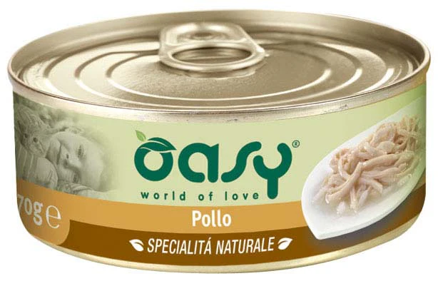 Oasy
      
      
       Konzerva za mačke Fileti piletine u sosu, 70g