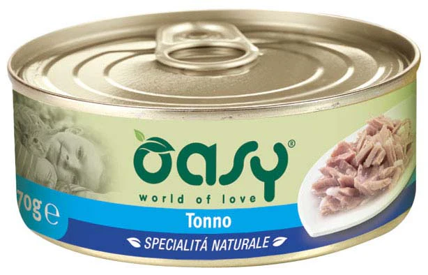 Oasy
      
      
       Konzerva za mačke Fileti tune u sosu, 70g