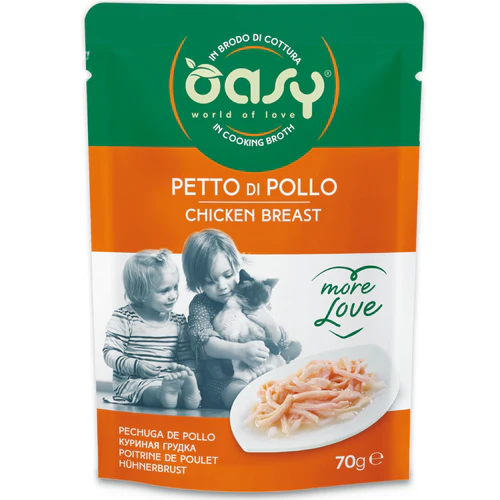 Oasy
      
      
       More Love Kesica za mačke Fileti piletine, 70g
