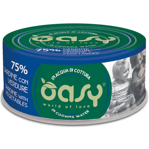 Oasy
      
      
       More Love Konzerva za mačke Fileti sardine u sosu od povrća, 70g
