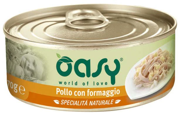 Oasy
      
      
      OUTLET  Konzerva za mačke Fileti piletine u sosu sa sirom, 70g