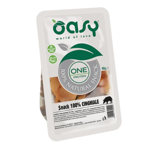 Oasy
      
      
      OUTLET  Natural Poslastica za pse, s divljom svinjom 100%, 80g