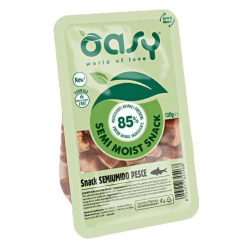 Oasy
      
      
      OUTLET  Natural Semi Moist, poluvlažna poslastica za pse, s ribom, 100g