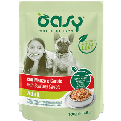 Oasy
      
      
      OUTLET  Strips In Gravy Kesica za pse s Govedinom, 100g