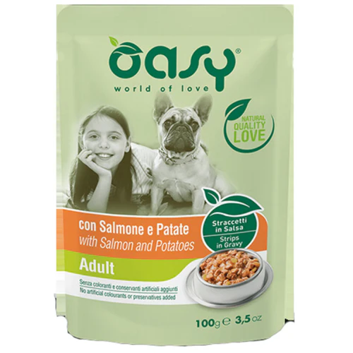 Oasy
      
      
      OUTLET  Strips In Gravy Kesica za pse s Lososm, 100g