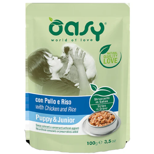 Oasy
      
      
      OUTLET  Strips In Gravy Kesica za štenad PUPPY & JUNIOR s Piletinom, 100g