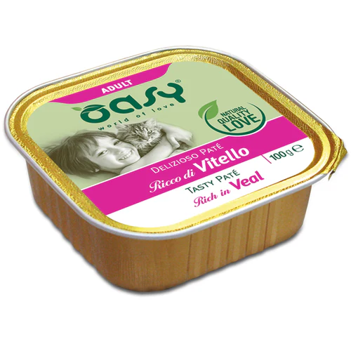 Oasy
      
      
       Taste Pate Pašteta za mačke s Teletinom, 100g