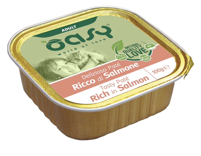 Oasy
      
      
       Tasty Pate Pašteta za mačke s lososom, 100g