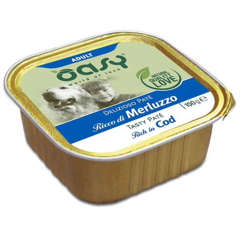Oasy
      
      
       Tasty Pate Pašteta za pse sa bakalarom, 150g