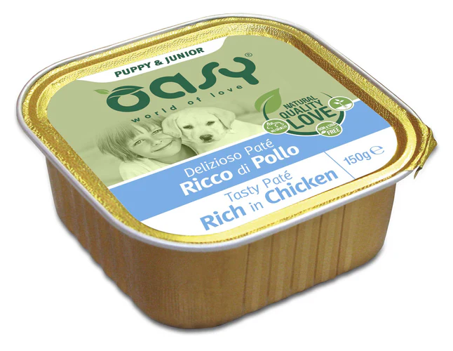 Oasy
      
      
       Tasty Pate Pašteta za štenad PUPPY & JUNIOR s piletinom, 150g