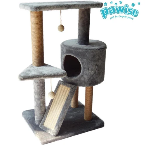Pawise
      
      
       Grebalica za mače Stratch and Rest, Siva, 53x31x46cm