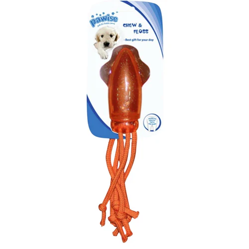 Pawise
      
      
       Igračka za pse Lignja, sa kanapom, S, 22cm, raznih boja