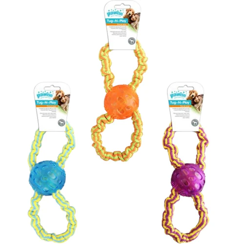 Pawise
      
      
       Igračka za pse Pozetač Tug-N-Play, 30cm, raznih boja