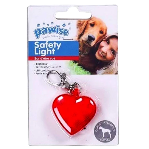 Pawise
      
      
       Privezak za pse Srce svetleći, plastični 4cm