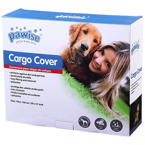 Pawise
      
      
       Zaštitna prostirka Cargo cover za auto prtljažnik, Crna 150x130cm