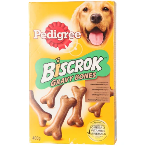 Pedigree
      
      
       Biskvit za pse Biscrok Gravy Bones, 400g