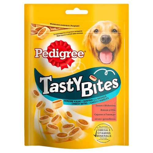 Pedigree
      
      
       Poslastica za pse Tasty Bites, Cheesy Bites Sir, 140g