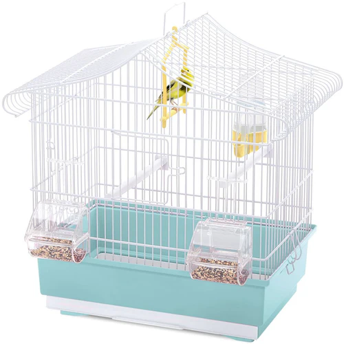Pet-Centar.rs
      
      
      OUTLET IMAC Kavez za ptice Ava Bela sa plavim dnom 40x24x42cm