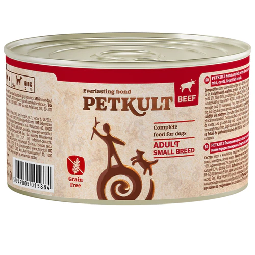 Petkult
      
      
       mesni komadići, govedina Mini, bez žitarica, 185g