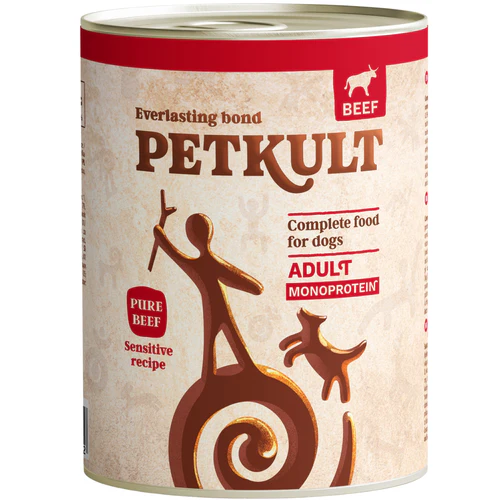 Petkult
      
      
       mesni komadići, Monoprotein Sensitive govedina, bez žitarica, 800g