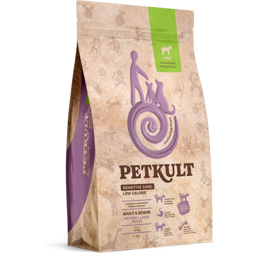 Petkult
      
      
       Sensitive, jagnjetina Low Calorie, Adult&Senior Medium/Large