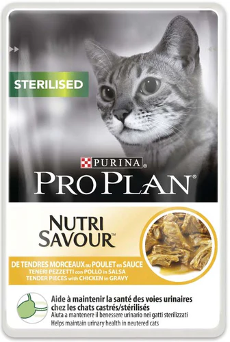 Pro Plan
      
      
       Nutri Savour Cat Sterilised, s piletinom, 85g