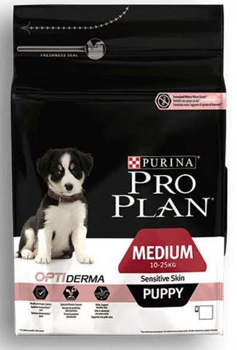 Pro Plan
      
      
       OptiDerma Medium Sensitive Skin PUPPY s lososom, 12kg