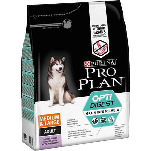 Pro Plan
      
      
       OptiDigest Medium&Large Adult Sensitive Digestion s ćuretinom