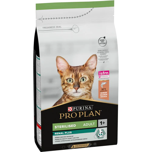 Pro Plan
      
      
       OptiRenal Cat Sterilised Adult (1+) s lososom