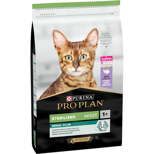 Pro Plan
      
      
       OptiRenal Cat Sterilised Adult (1+) s ćuretinom