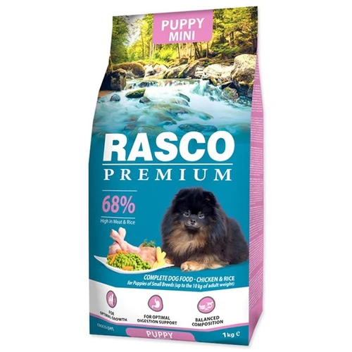 Rasco
      
      
       Premium PUPPY Mini, piletina s pirinčem