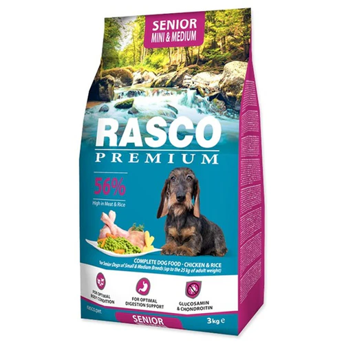Rasco
      
      
       Premium Senior, Mini/Medium, piletina s pirinčem
