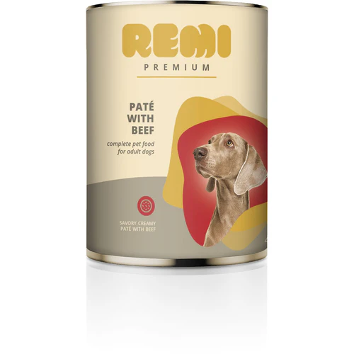 Remi Premium
      
      
      REMI Premium, Pašteta s govedinom, za pse, 400g