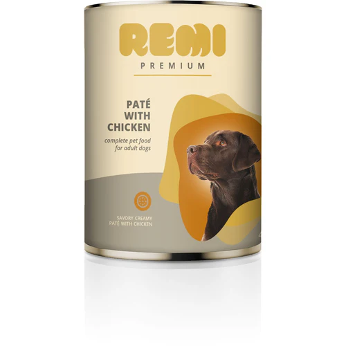 Remi Premium
      
      
      REMI Premium, Pašteta s piletinom, za pse, 400g