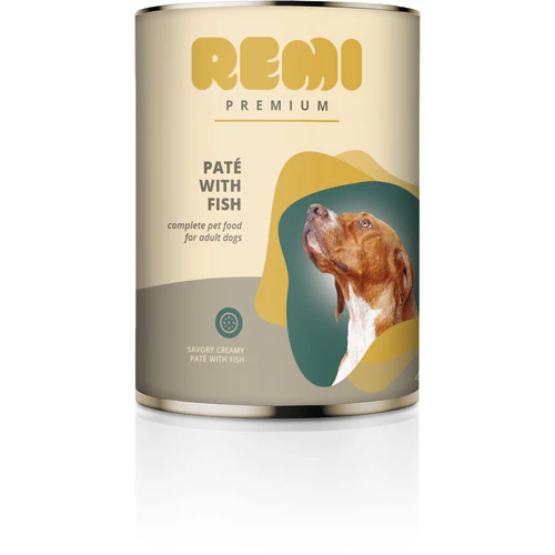 Remi Premium
      
      
      REMI Premium, Pašteta s ribom, za pse, 400g
