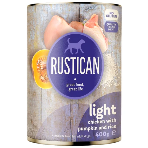 Rustican
      
      
       Light Piletina s bundevom i batatom, monoprotein, bez glutena