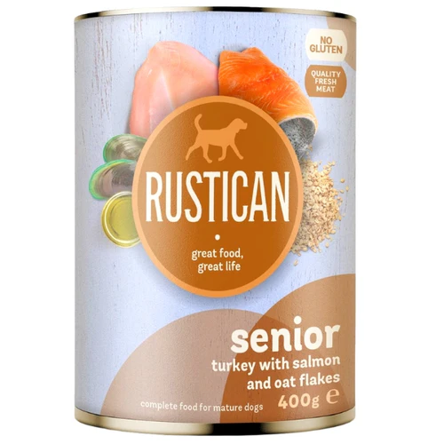 Rustican
      
      
       Senior Govedina s ćuretinom, bakalarom i batatom, bez glutena