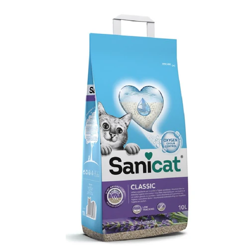 Sanicat
      
      
      OUTLET  Lavander upijajući mineralni posip za mačke, bez mirisa, 10L