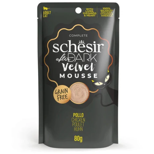 Schesir
      
      
       Afer Dark Kesica za mačke Mousse s piletinom, 80g