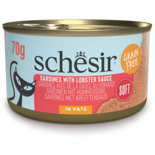 Schesir
      
      
       Grill Konzerva za mačke Pate, sa sardinom i jastogom, 70g
