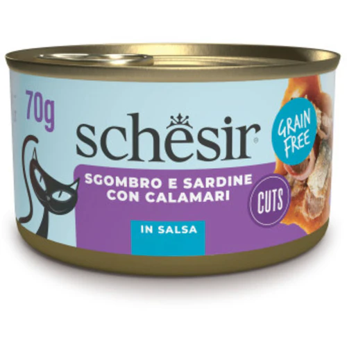 Schesir
      
      
       Grill Konzerva za mačke sa skušom i sardinom, 70g
