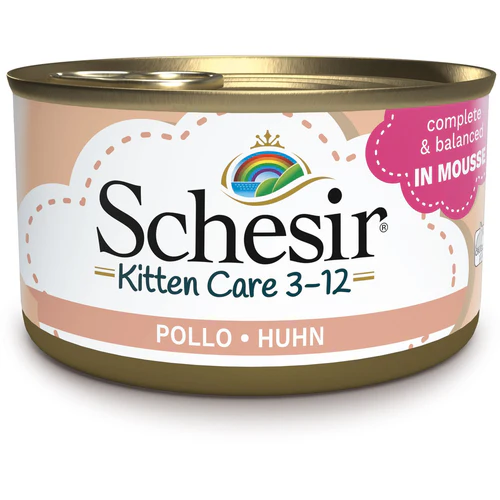 Schesir
      
      
      OUTLET  Mousse za mačiće KITTEN (3-12m.) s piletinom, 85g