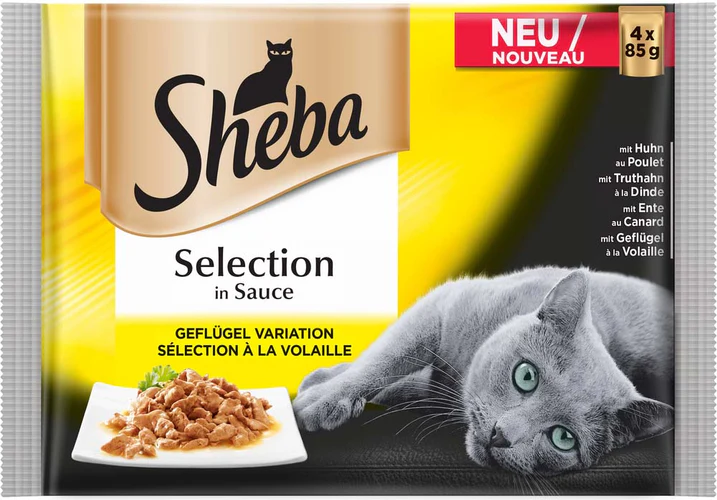 Sheba
      
      
       Selection Multipack za mačke Izbor živine u sosu, 4x85g