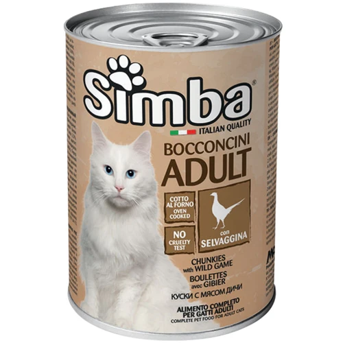 Simba
      
      
       Konzerva za mačke Adult Divljač 415g