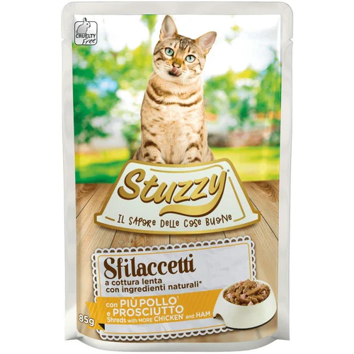 Stuzzy
      
      
      OUTLET  Sfilacetti Kesica za mačke s piletinom i šunkom, 85g