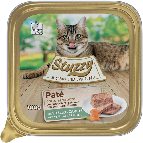 Stuzzy
      
      
       Pate Pašteta za mačke s teletinom i šargarepom, 100g
