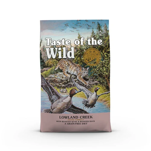 Taste of the Wild
      
      
      TASTE OF WILD Hrana za mačke Lowland Creek (Prepelica i divlja patka) 2kg