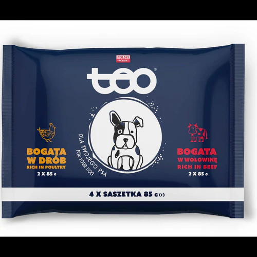 Teo
      
      
       Multipak za pse 2x s piletinom i 2x s govedinom, 4x85g
