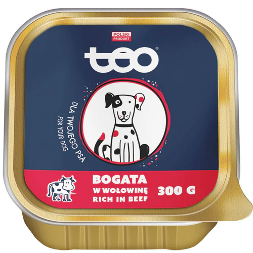 Teo
      
      
       Pašteta za pse s govedinom, 300g