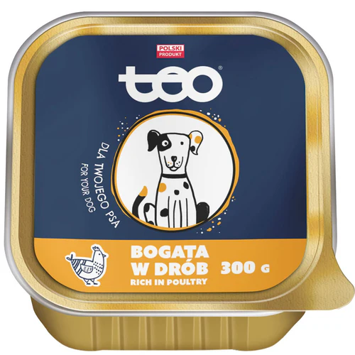 Teo
      
      
       Pašteta za pse s piletinom, 300g